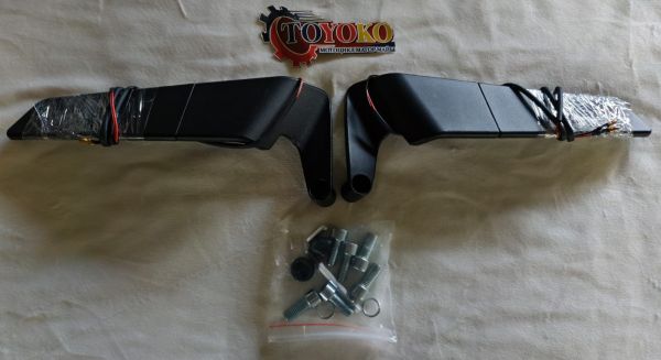 Зеркала скутер чёрный цвет