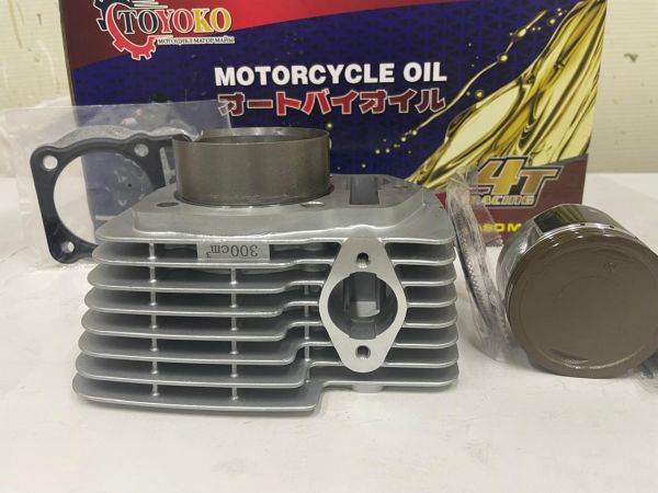 Поршневая группа (CB300  Белый цвет)  Диаметр Поршень 70ММ для  jelmaia M21,M23 цеп матор 