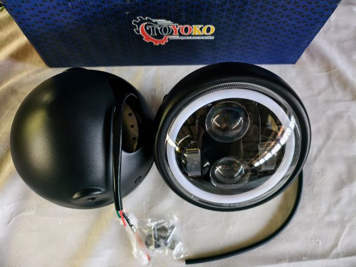 передний  LED фара GN, 110 куб   (корпус железный)